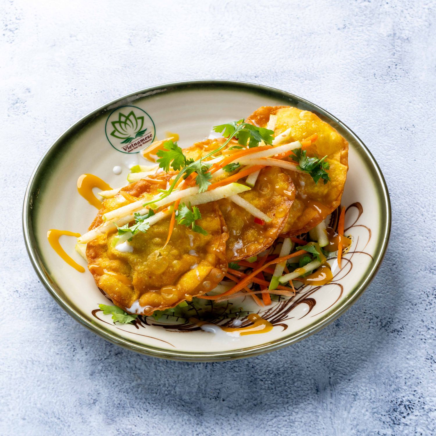 (HOANH THANH CHIEN GION) Crispy Lobster Ravioli