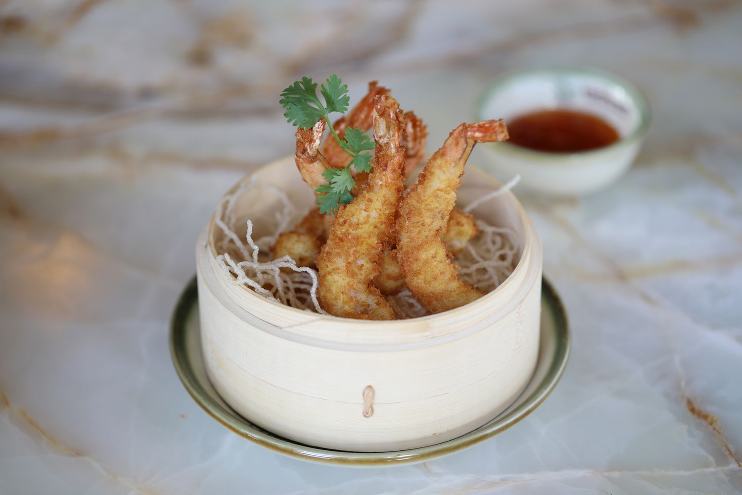 (TOM CHIEN DUA) Coconut Prawns With Sweet Chili Sauce