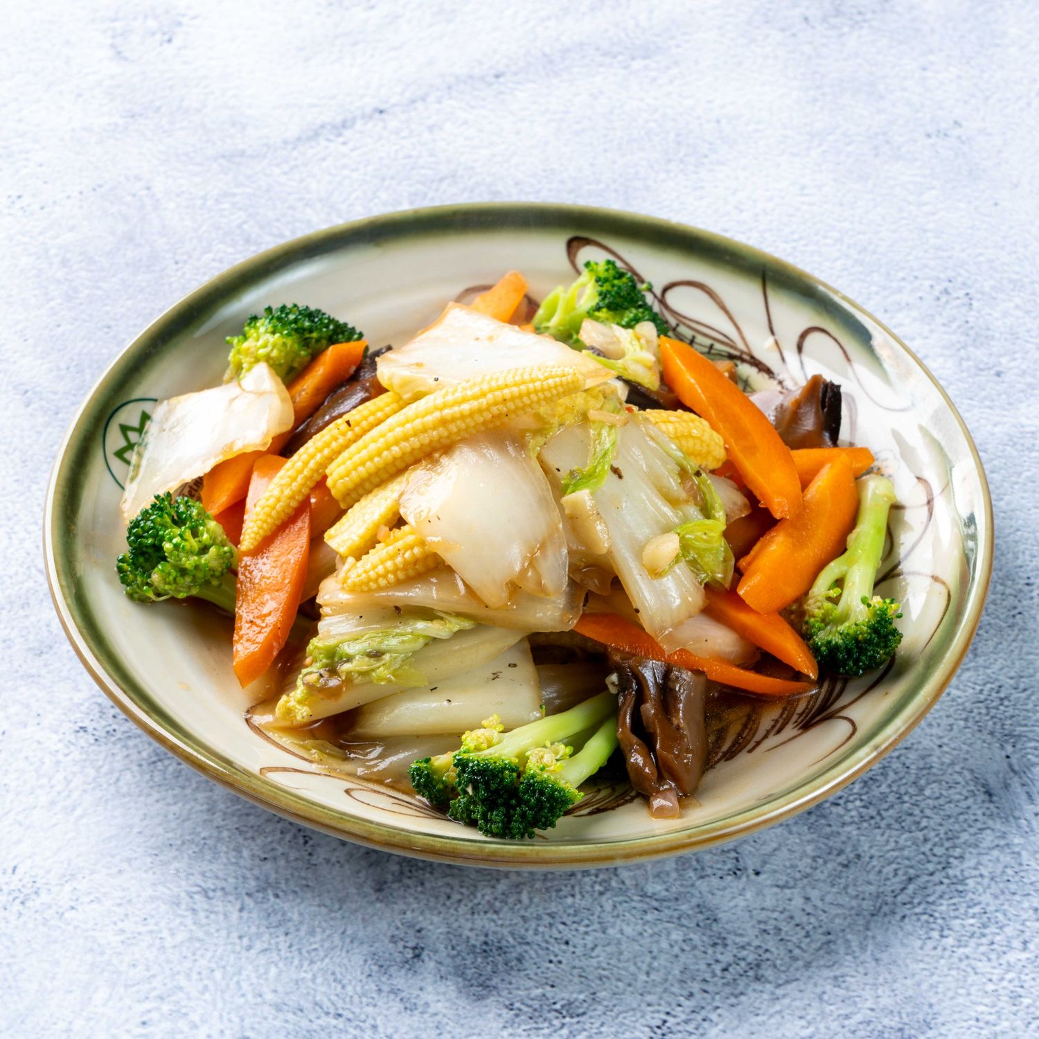 (Rau Xao Thap Cam) Vegetable Wok Fried