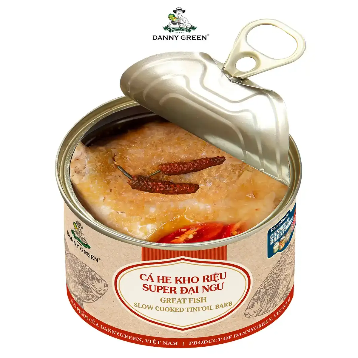 (Cá He Kho Riệu - Song Ngu) Slow-Cooked Tinfoil Barb – Single Fish
