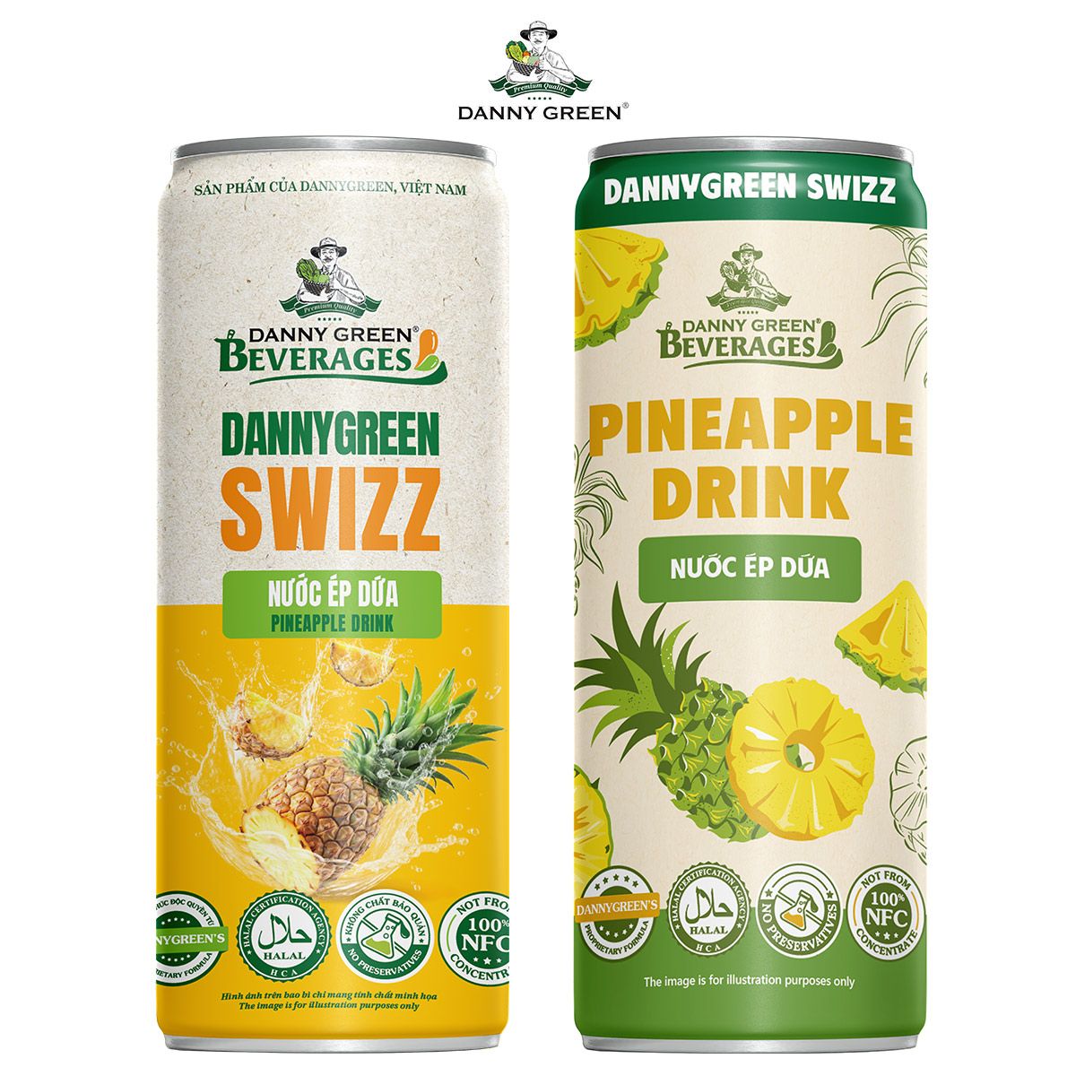 (Nước Ép Dứa) Swizz Pineapple Drink with Pulp