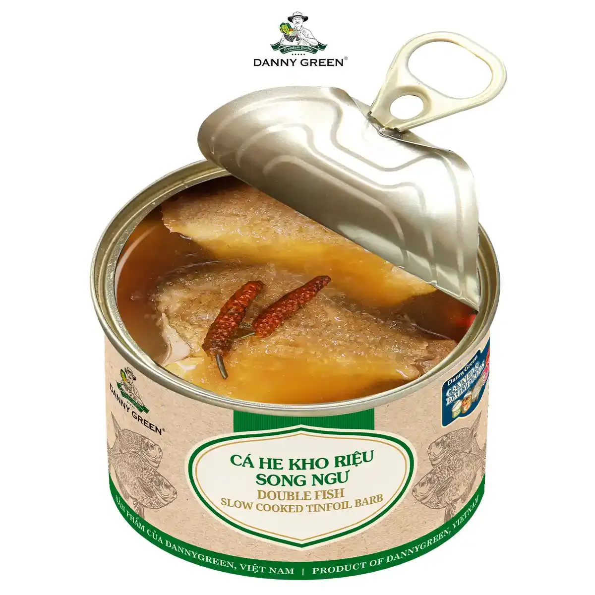(Cá He Kho Riệu - Song Ngư) Slow-Cooked Tinfoil Barb – Double Fish