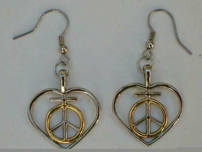 Earrings with Crossbar - Very Limited Stock