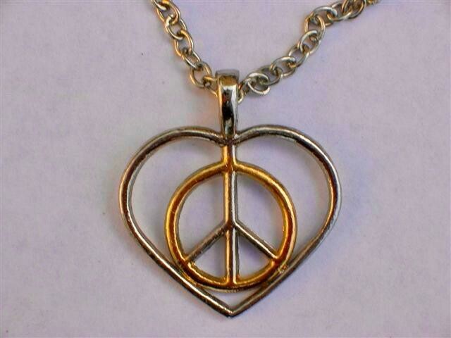 Peaceful Hearts Tailsman Necklace