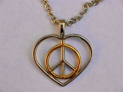 Peaceful Hearts Tailsman Necklace