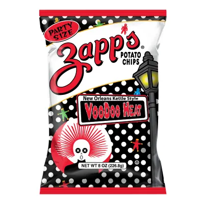 Zapps Voodo Heat Potato Chips 8 Oz