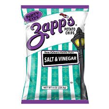 Zapps Salt &amp; Vinegar Potato Chips 8 Oz