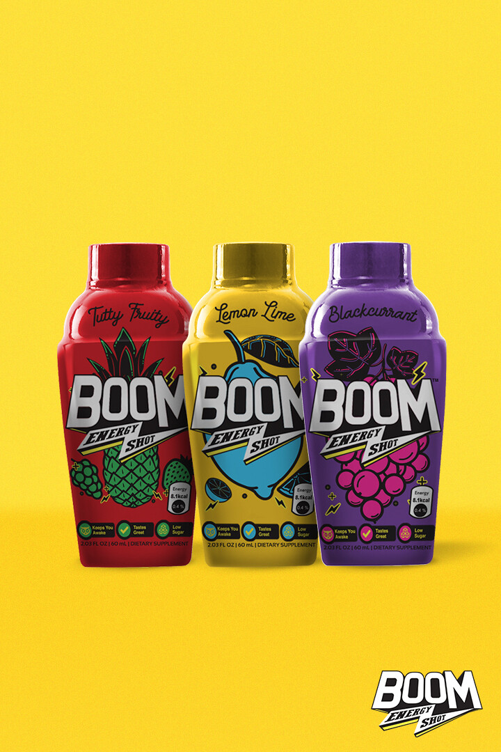 Pack of 3 | Boom Energy Shot 60ml