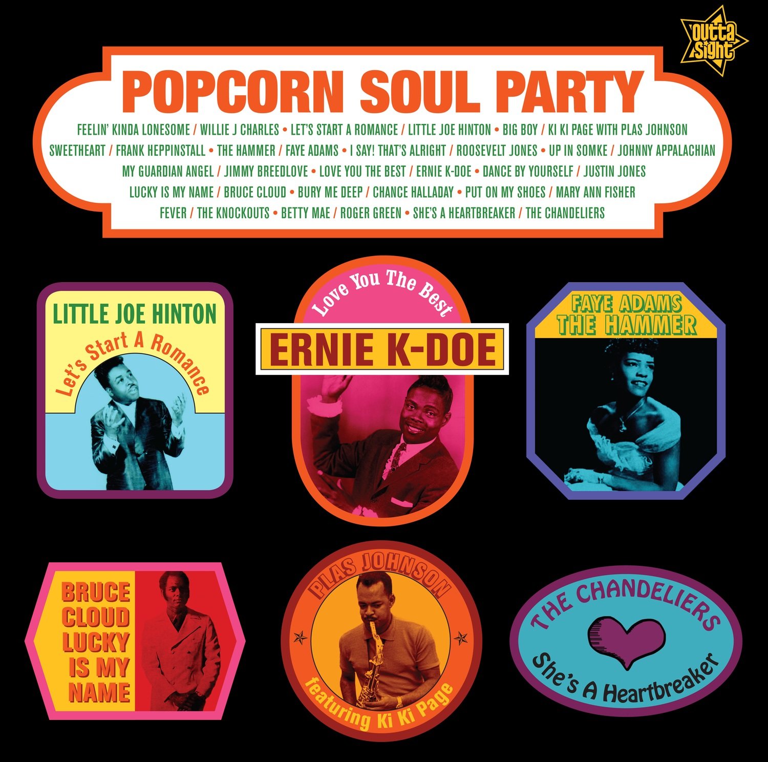 POPCORN SOUL PARTY Blended Soul And R&amp;B 1958-62