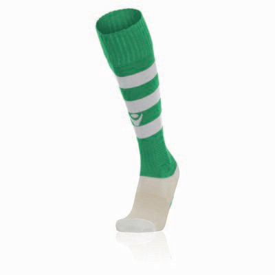 Hoops Match Socks Green/White