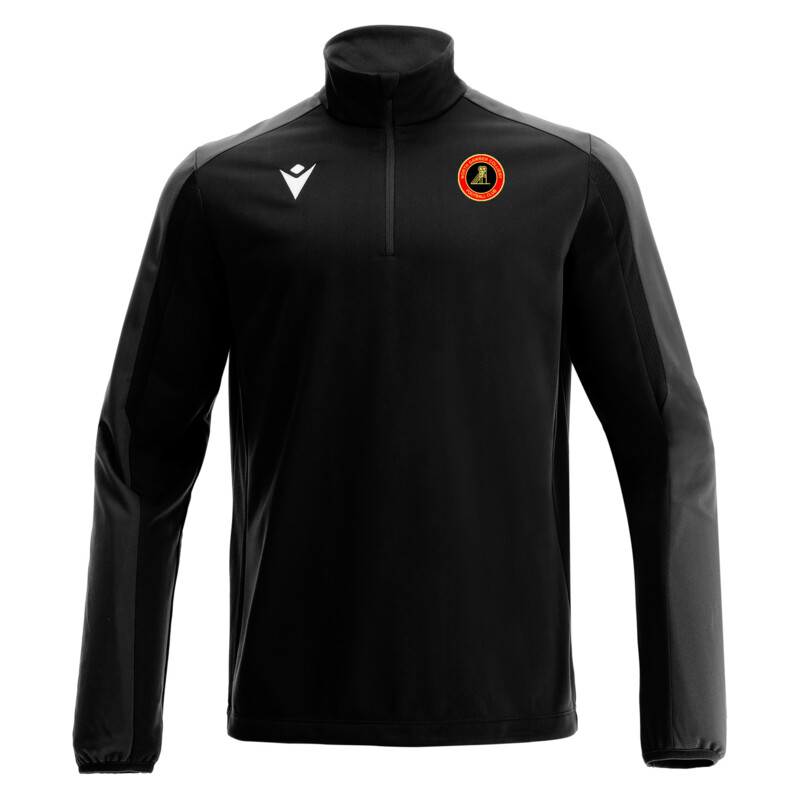 Arno 1/4 Zip Black
