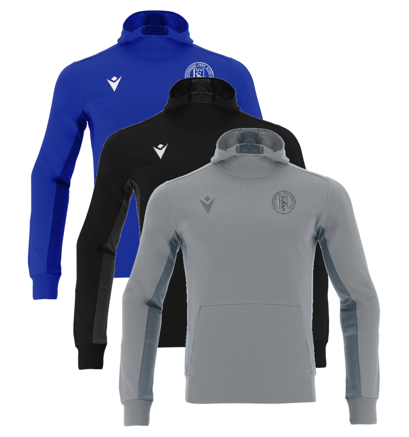 Electro Hoodie with Embroidered Badge
