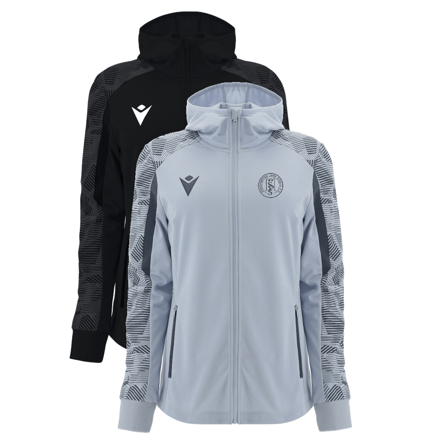 Aphrodite Women's Full Zip Hoodie With Embroidered Badge