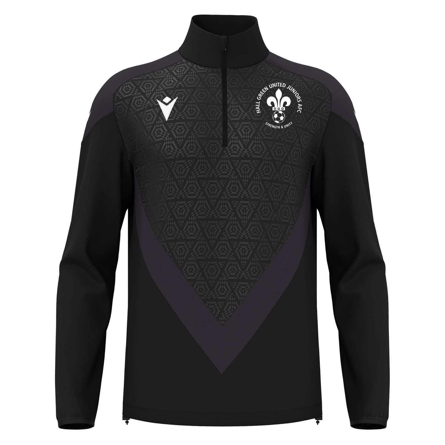 Anduin 1/4 Zip Black