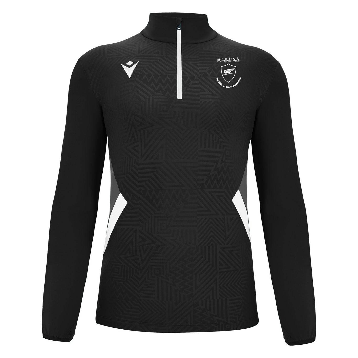 Fraser 1/4 Zip Black