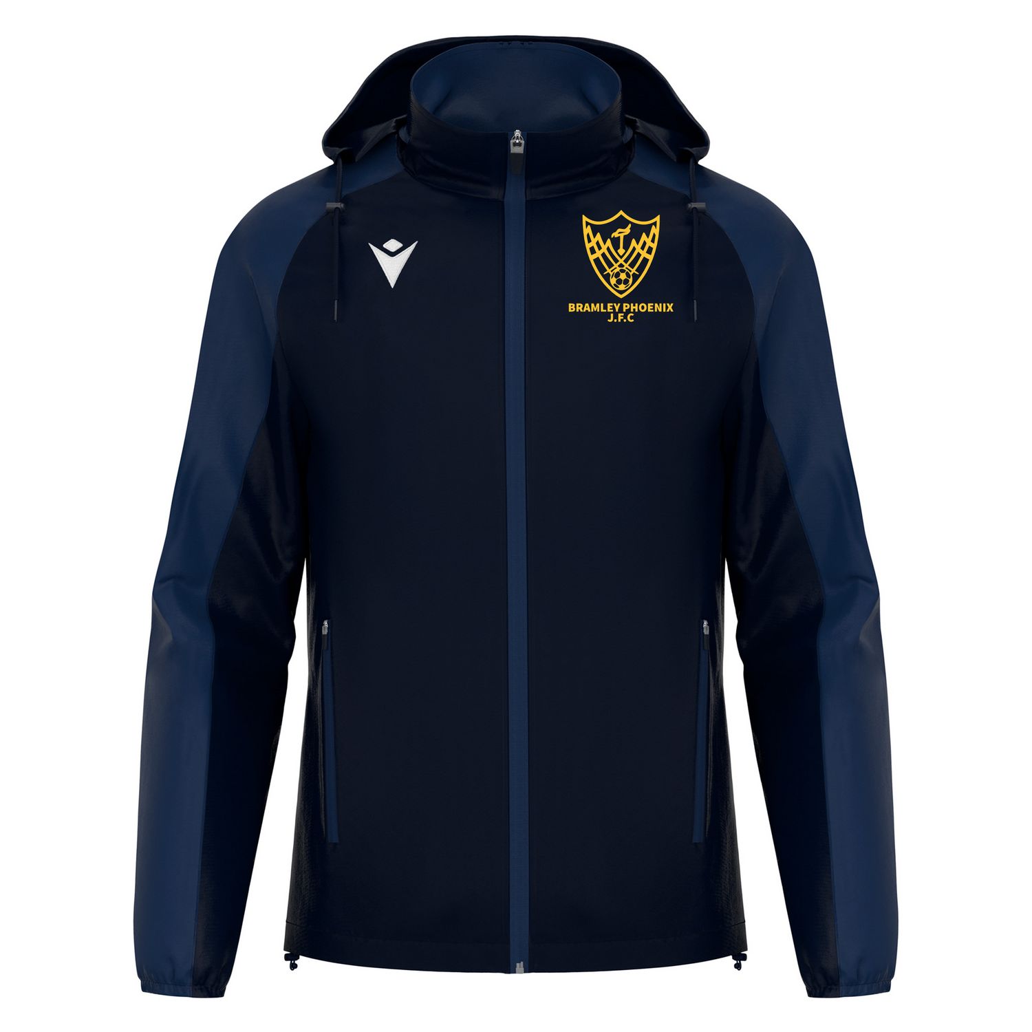 Navy Rivendell Fleece Lined Rainjacket