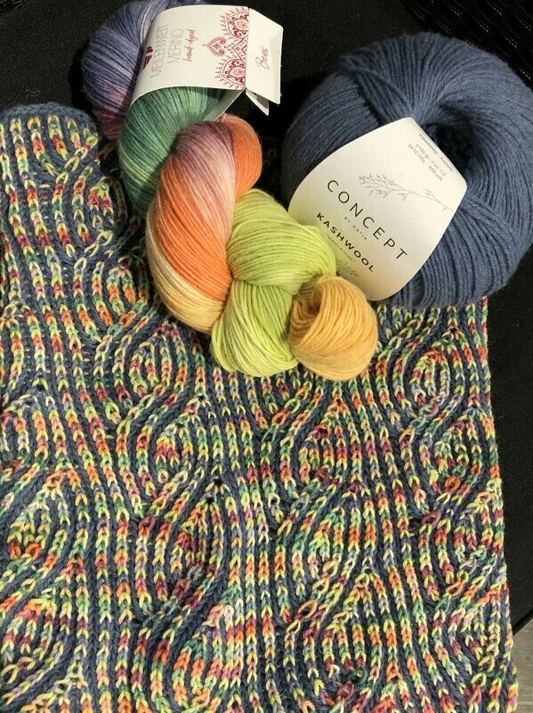 A1 Strickanleitung Brioche Loop A1 Strickanleitung Brioche Loop " Sanfte Welle "