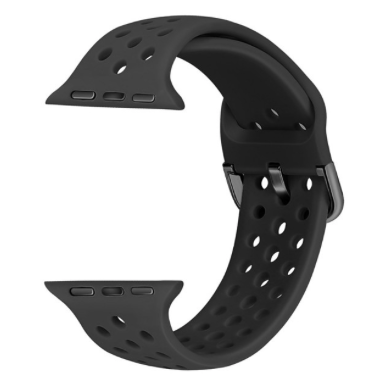 24-44mm Silicon Strap Band for Y7 Watch - Black