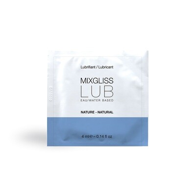 Mixgliss Lub Nature dosette 4ML gel lubrifiant