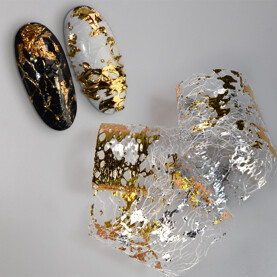 mesh foils gold Jana Nails