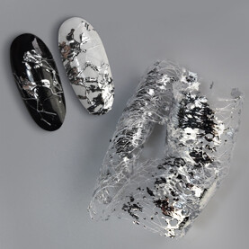 mesh foils silver Jana Nails
