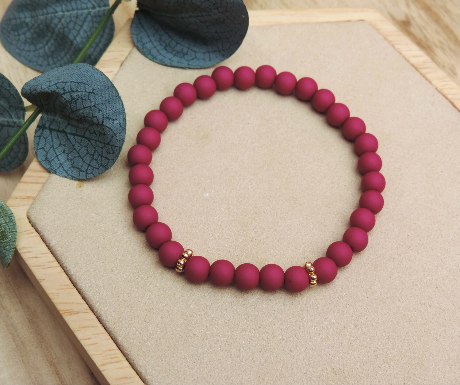 Bracelet « maelina magenta »
