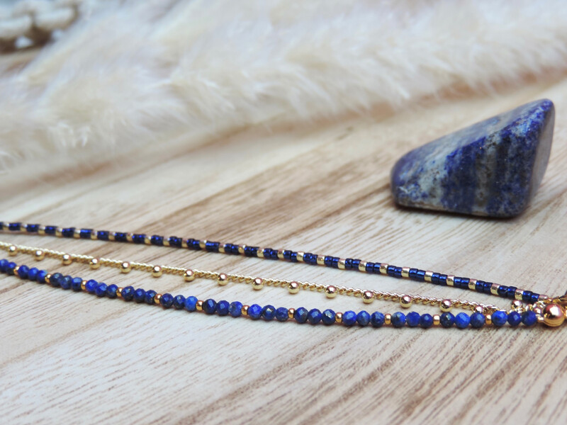 Bracelet Éclat de Lapis Lazuli