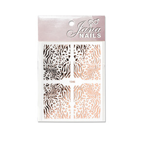 NAIL STICKERS -ANIMAL PRINT NO4 ROSE GOLD