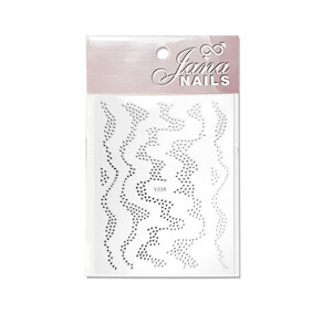 NAIL STICKERS -DOTS SILVER