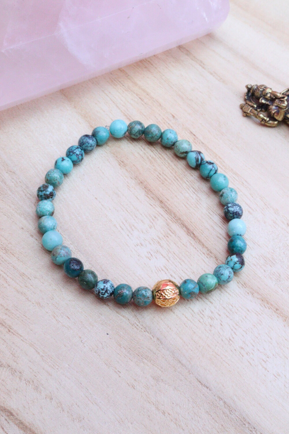 Bracelet en pierre naturelle de turquoise