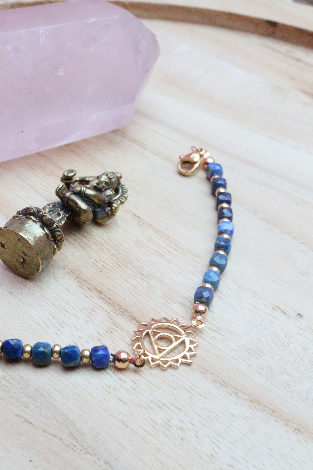 Bracelet chakra gorge (lapis lazuli)