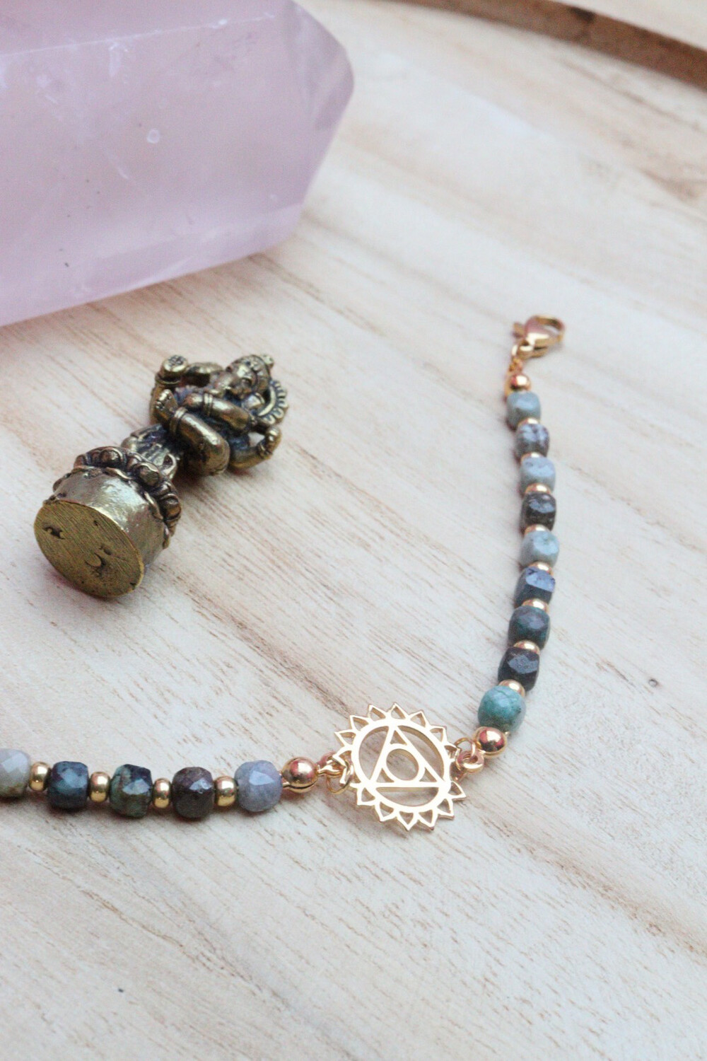 Bracelet chakra gorge ( turquoise)