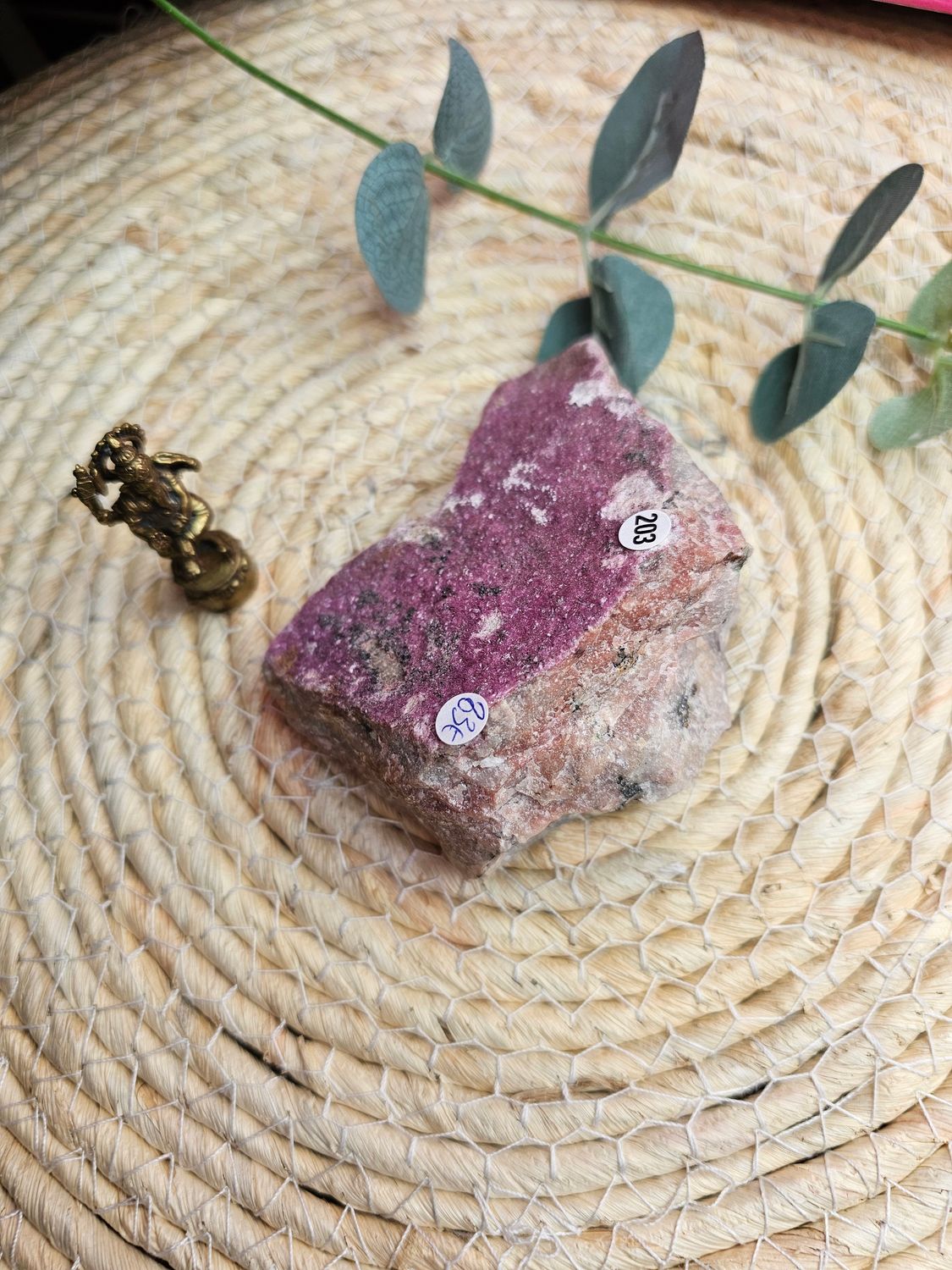 Cobalto calcite brute n 208