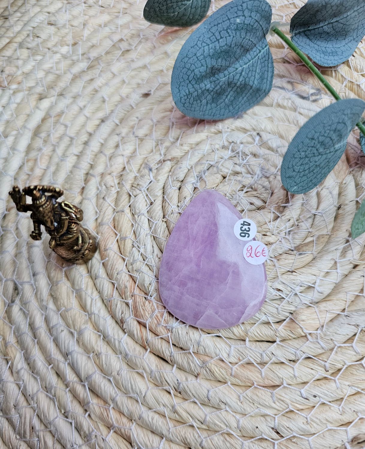 Cabochon en kunzite n 436