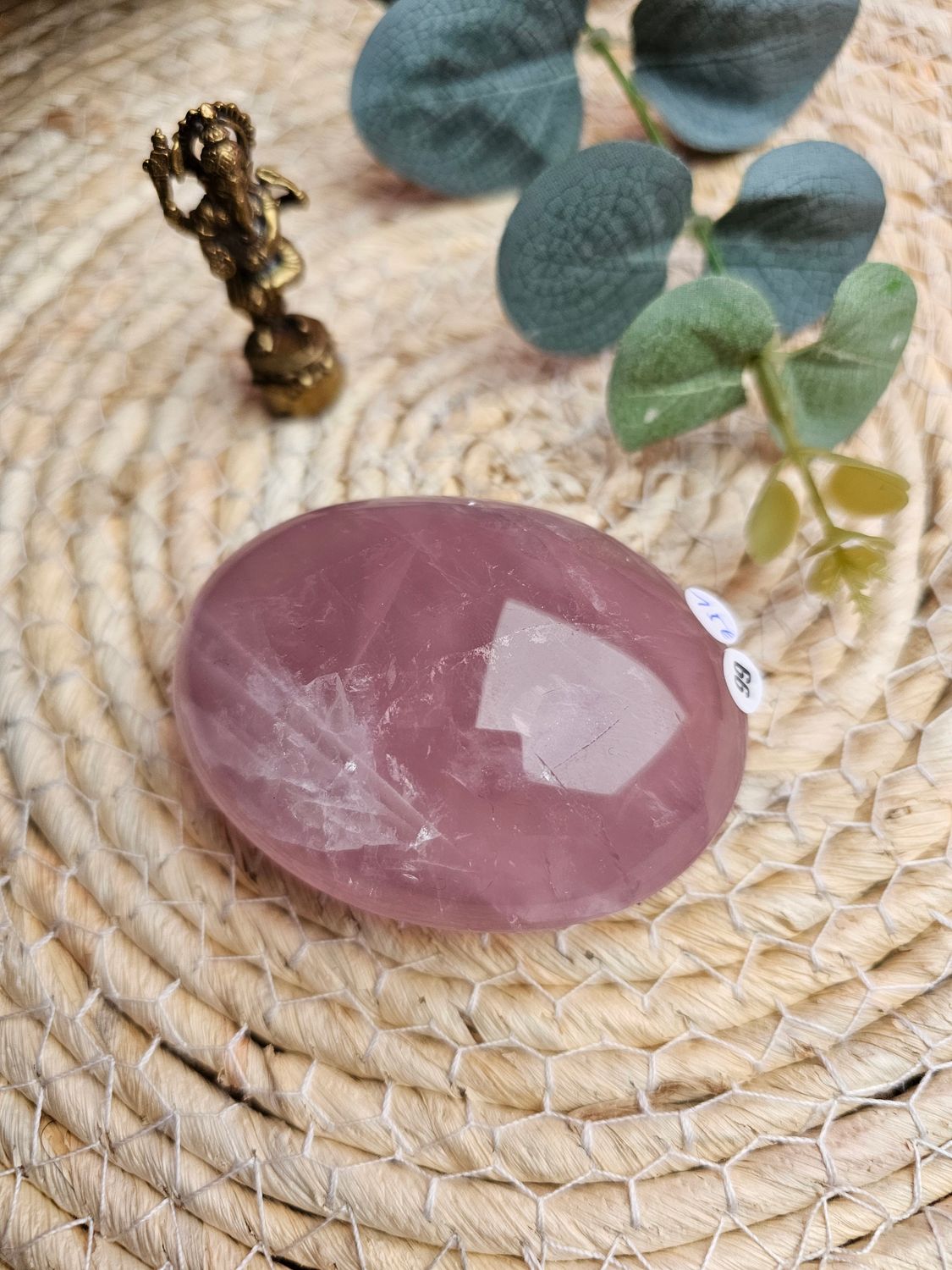 Quartz rose galet n 66