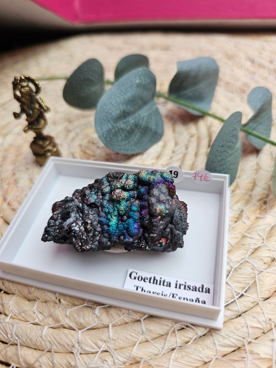 Goetite iridescente d&#39;Espagne n°19