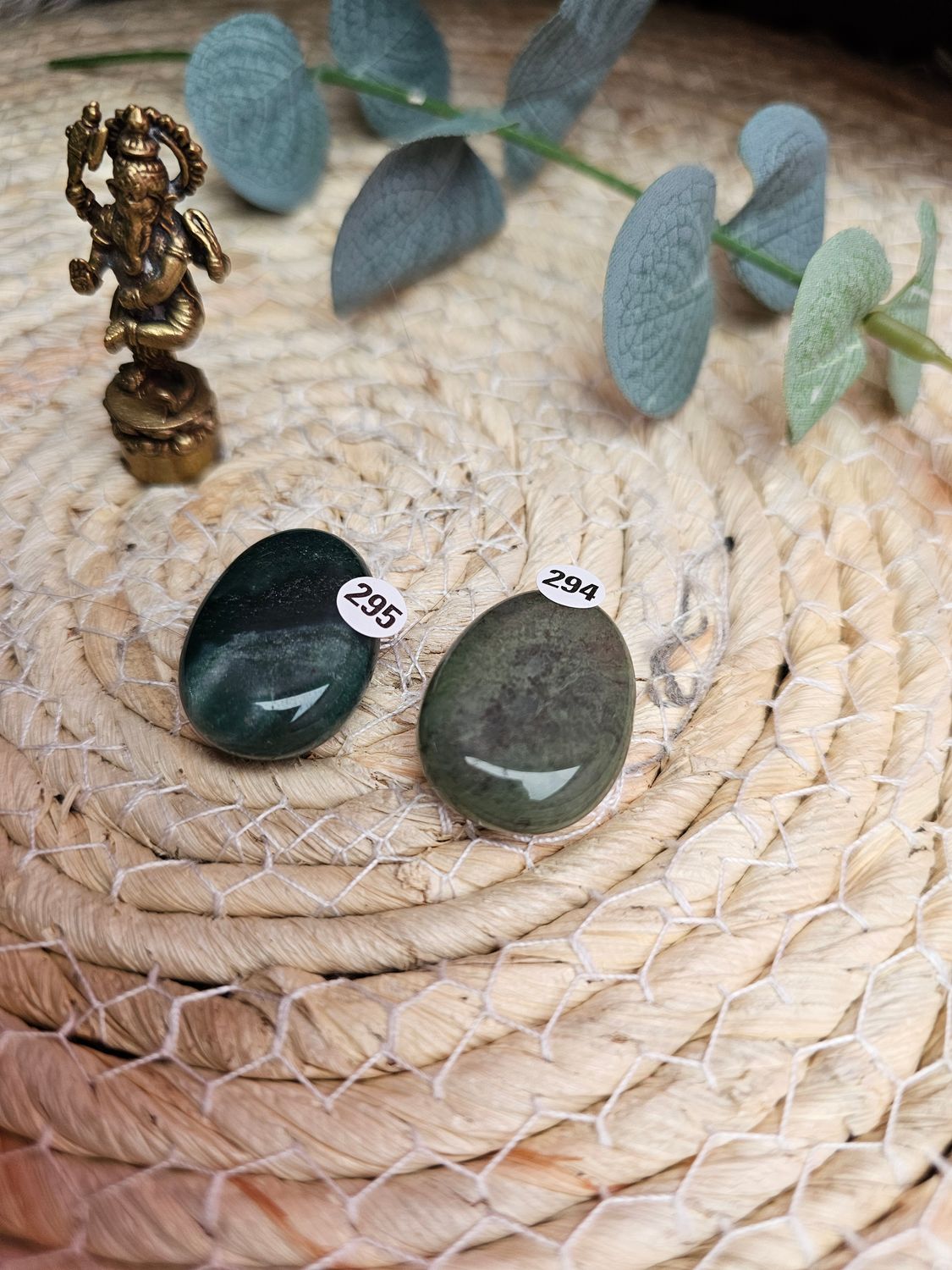 Pendentifs en agate indienne percé n°294