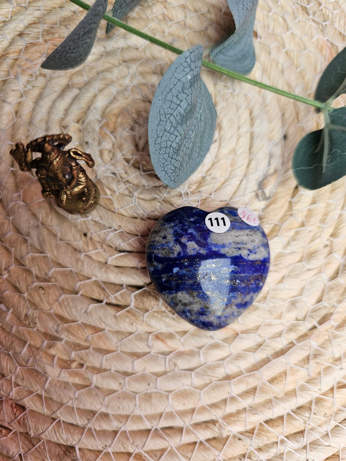 Coeur en sodalite n°111