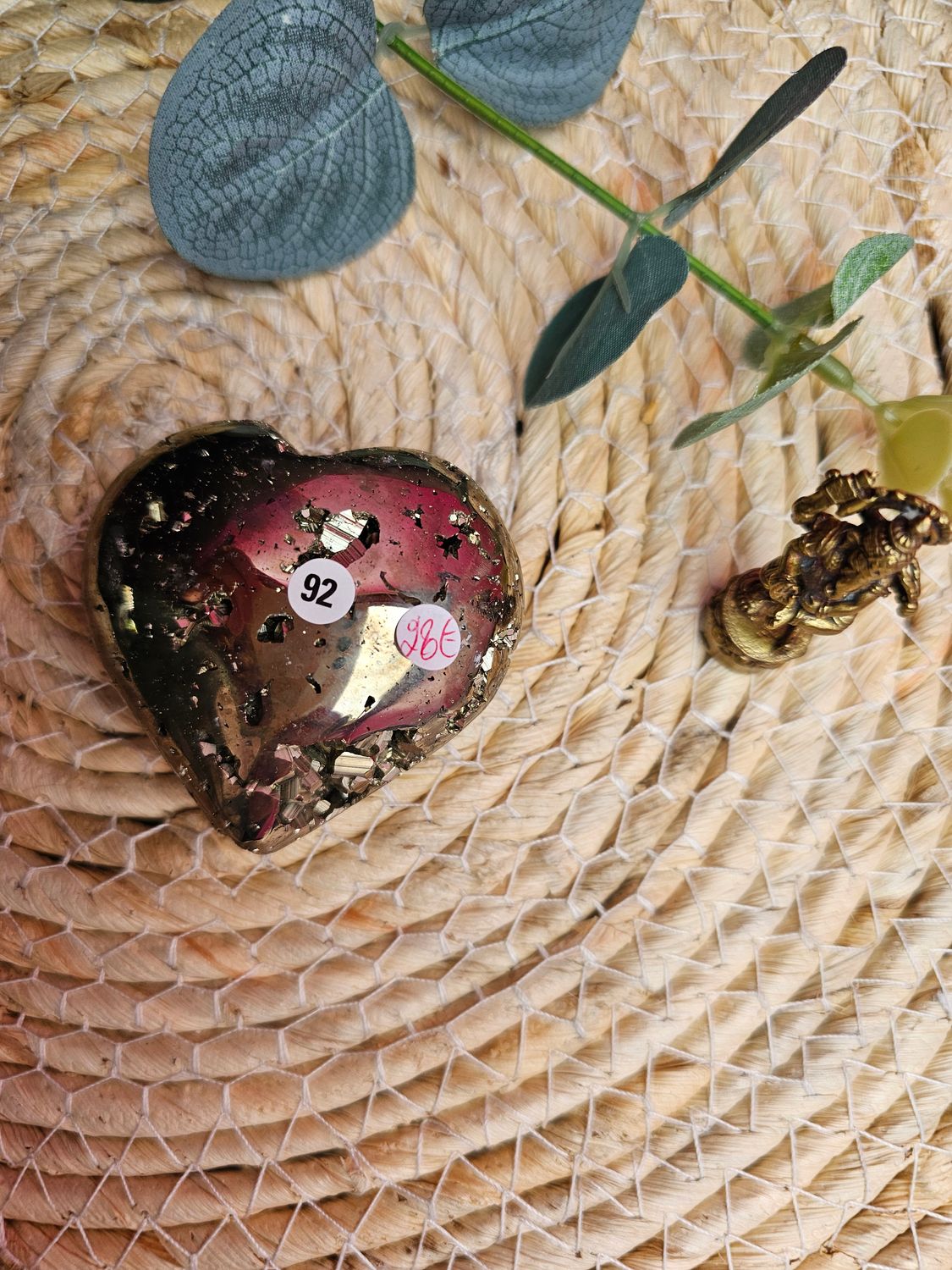 Pyrite,  coeur n°92