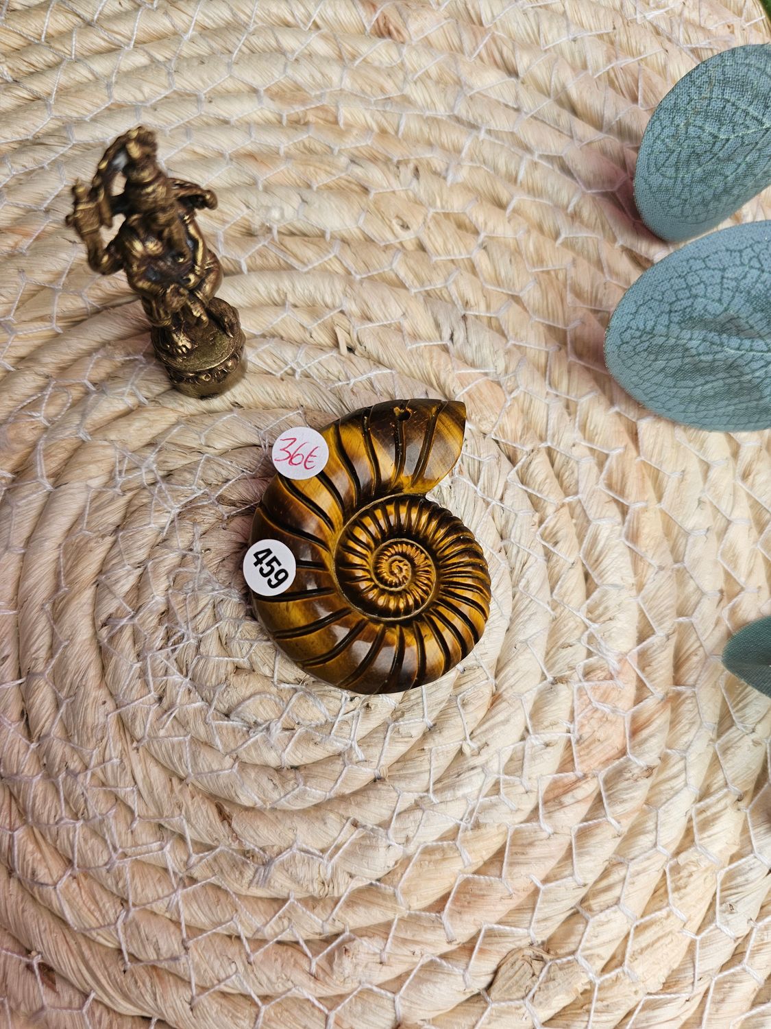 Forme coquillage en oeil de tigre  n°459
