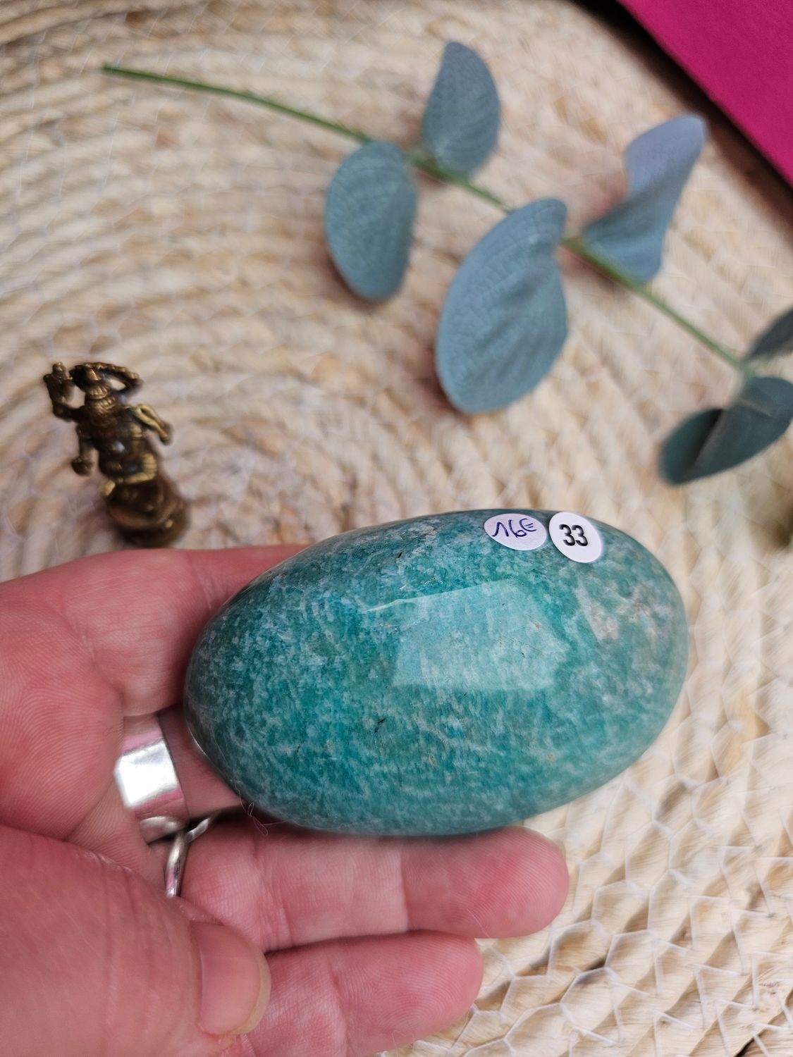 Galet en amazonite n°33