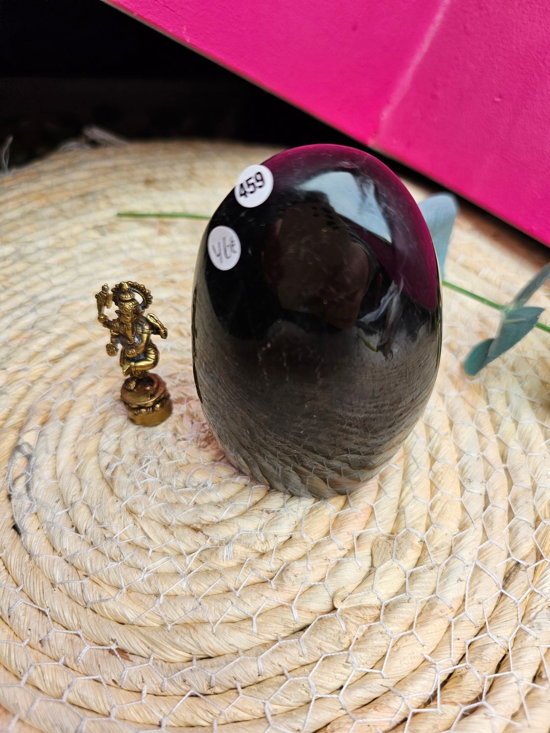 Forme libre en tourmaline noire n°459