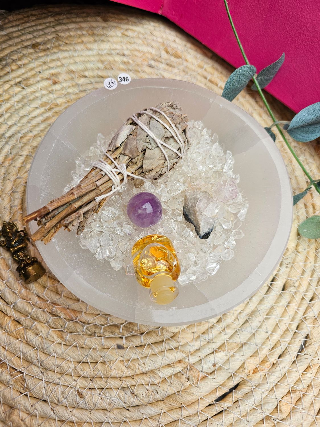 Coupelle chakra couronne,  connexion spirituelle,  connexion à notre divinité intérieure n° 346
