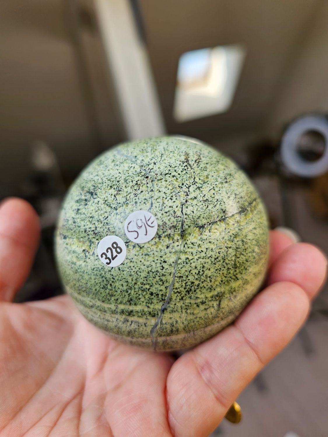 Chrysotyle sur Serpentine n°328