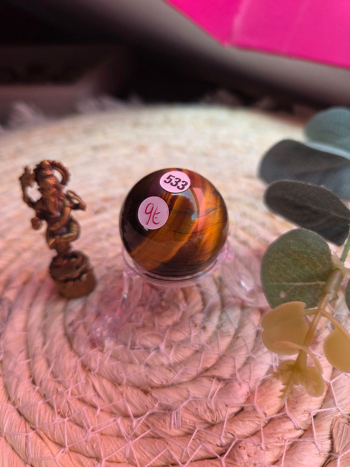 Sphère en oeil de tigre  n°533