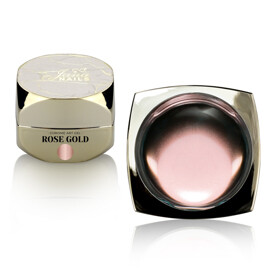 Chrome art gel rose gold Chrome art gel rose gold