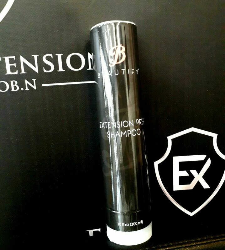 Shampoing Prep Shampoo  Extensions bandes adhésives Retrait résidus adhésifs