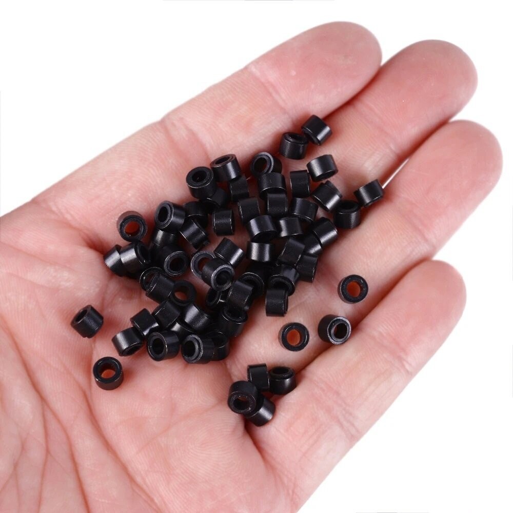 100 Anneaux Métallique avec silicone Pose Invisible Weft