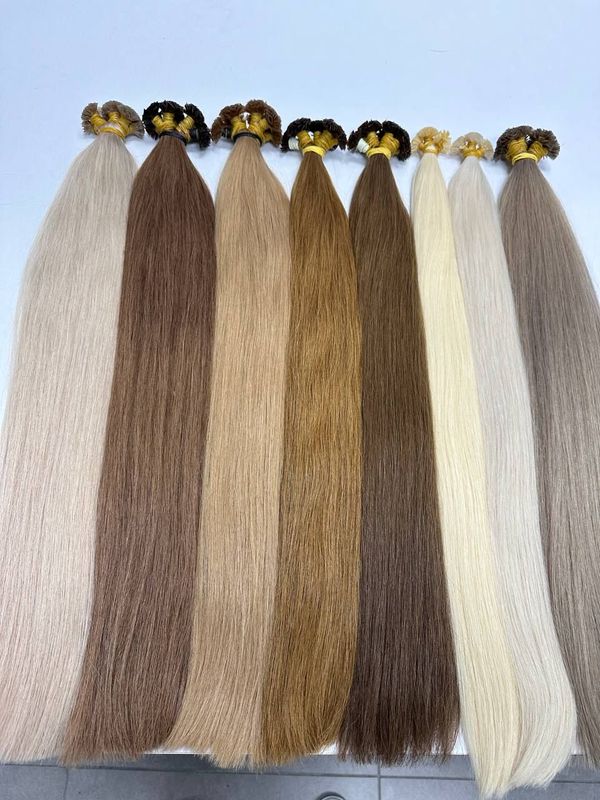 Extensions Kératine Cheveux Vierges Russes Certifiés/paquet de 25