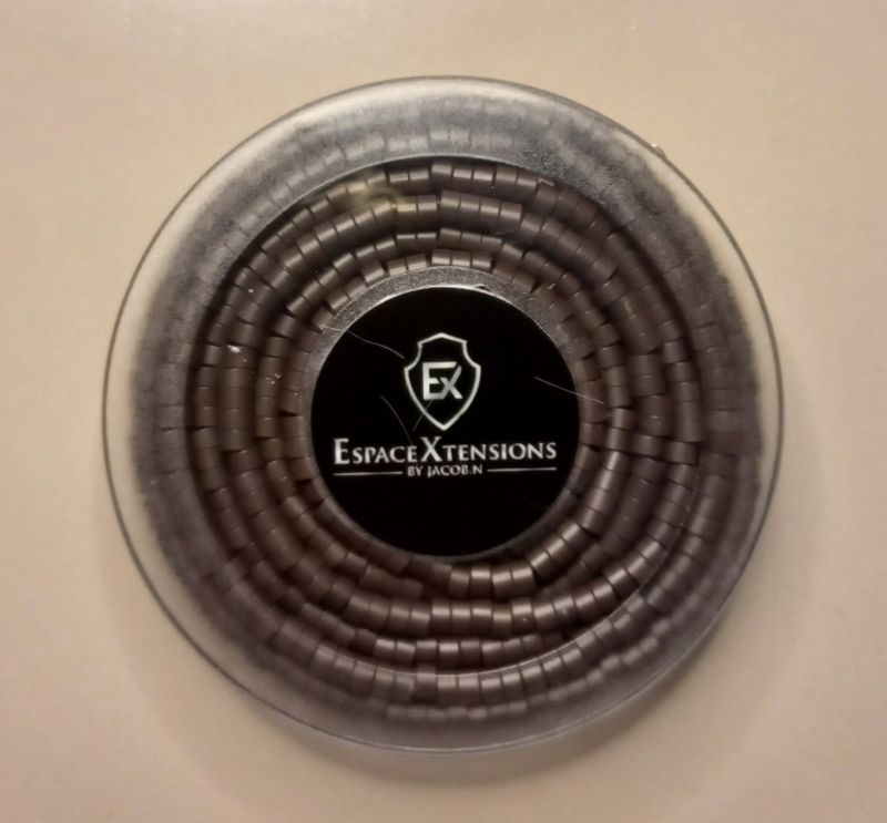 Anneaux extensions Weft Invisible (Couleur au choix) avec Maxi rouleau enfileur 1000 unités